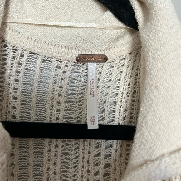 Free People Sunlight Mixed Stitch Duster in Sandcastle - Picture 11 of 13